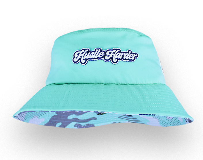 Hustle Harder South Beach Blue