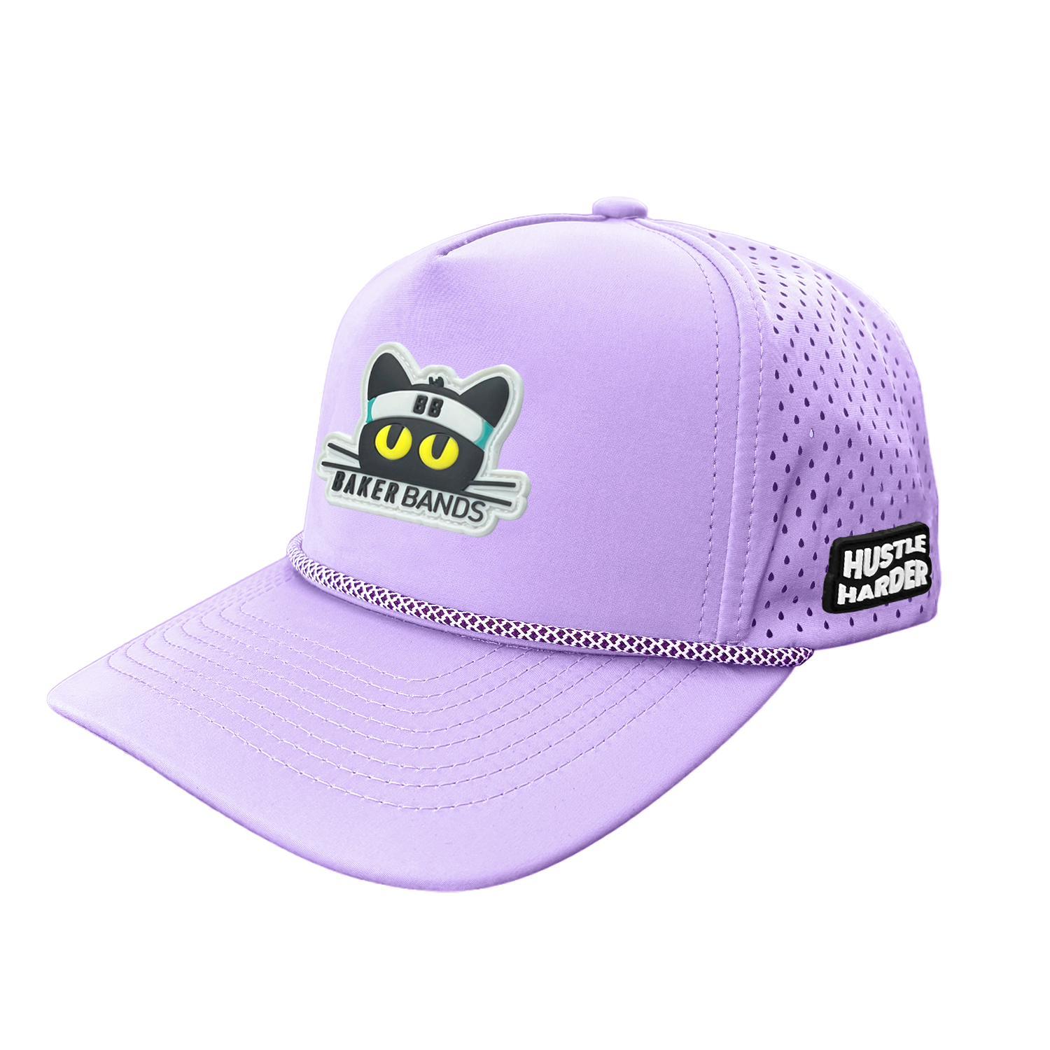 Purple Snix Hustle Harder Snapback