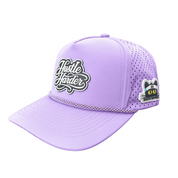 Purple Hustle Harder Snapback
