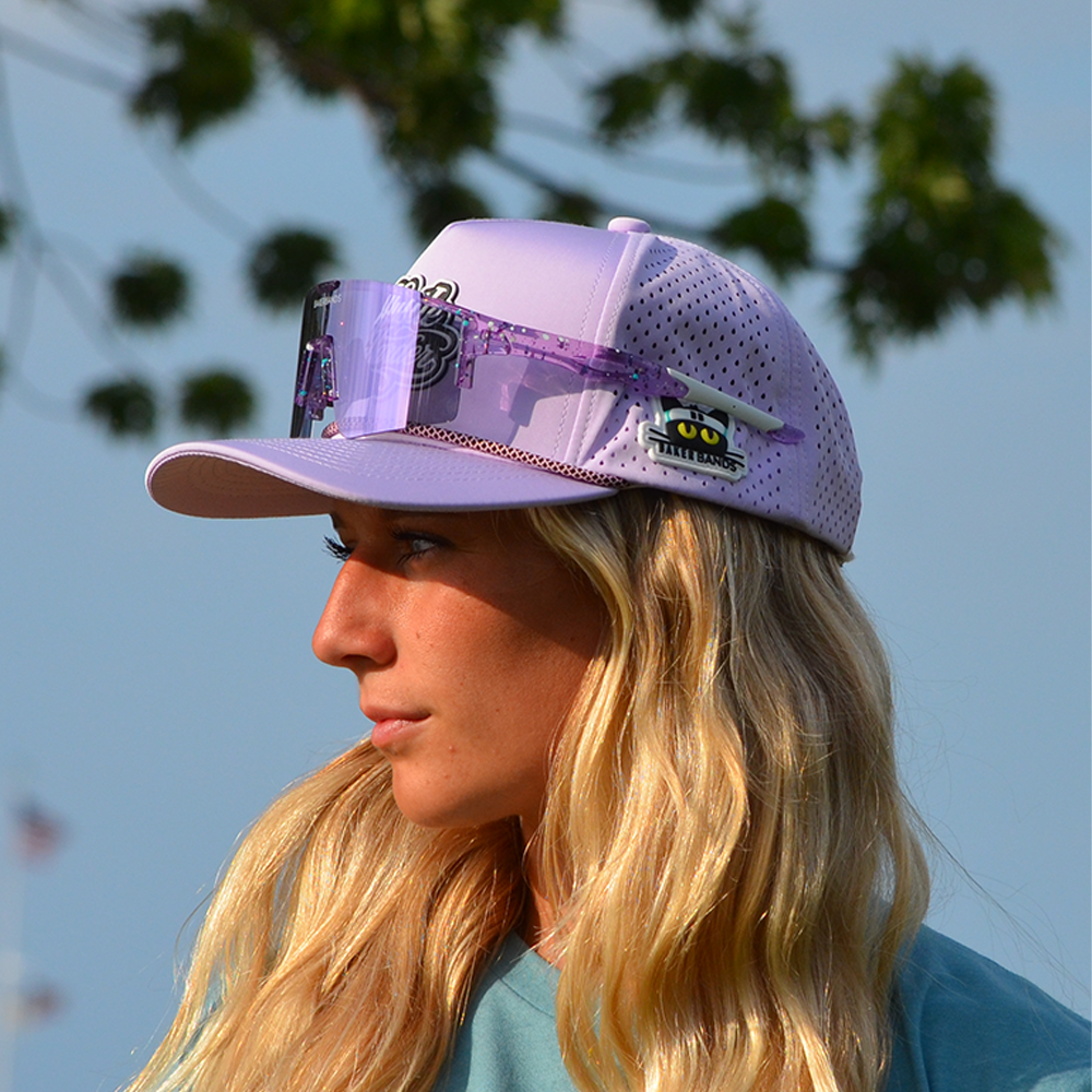Purple Hustle Harder Snapback