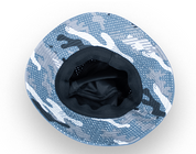 Hustle Harder Steel Blue Bucket