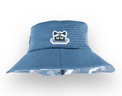 Hustle Harder Steel Blue Bucket