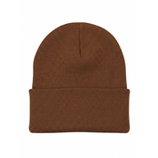 Brown Hustle Harder Beanie