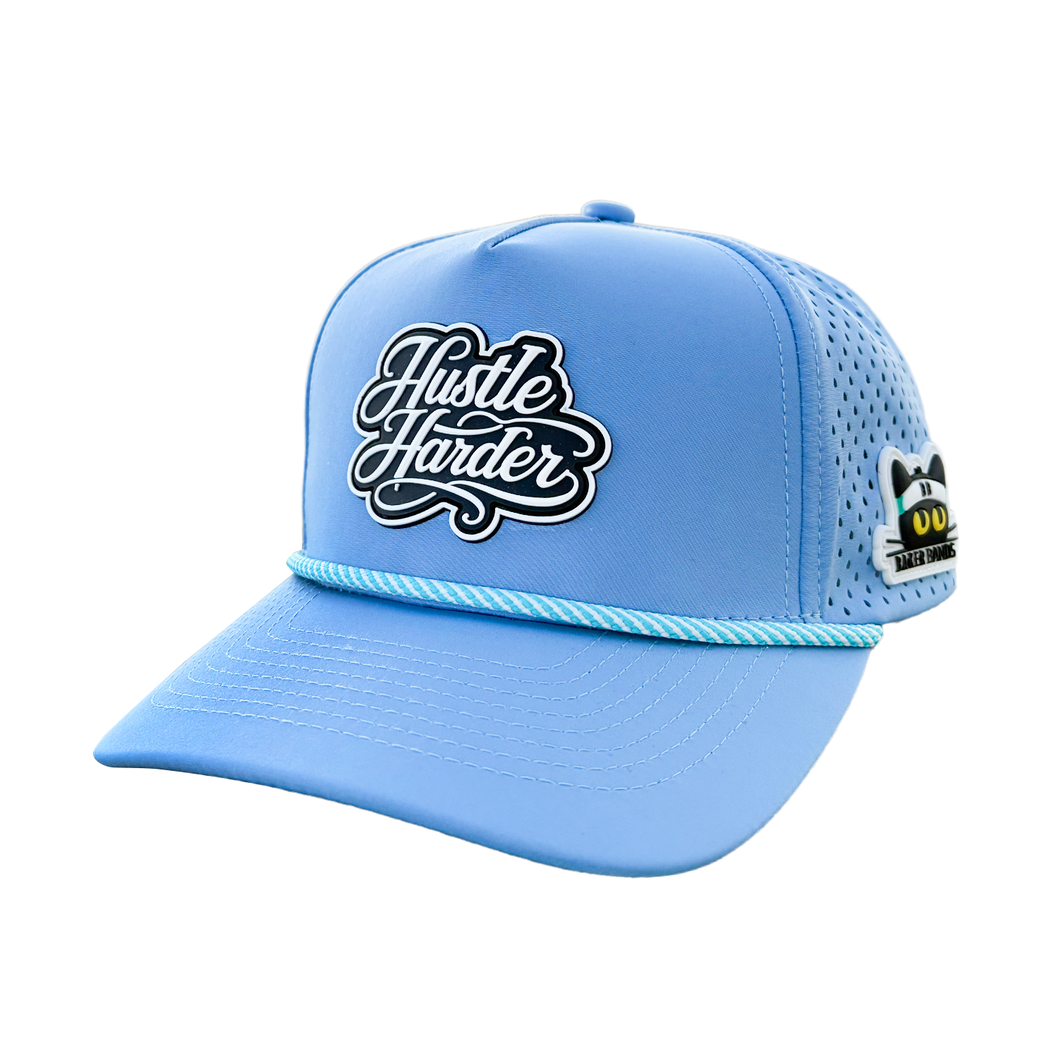 Carolina Blue Hustle Harder Snapback