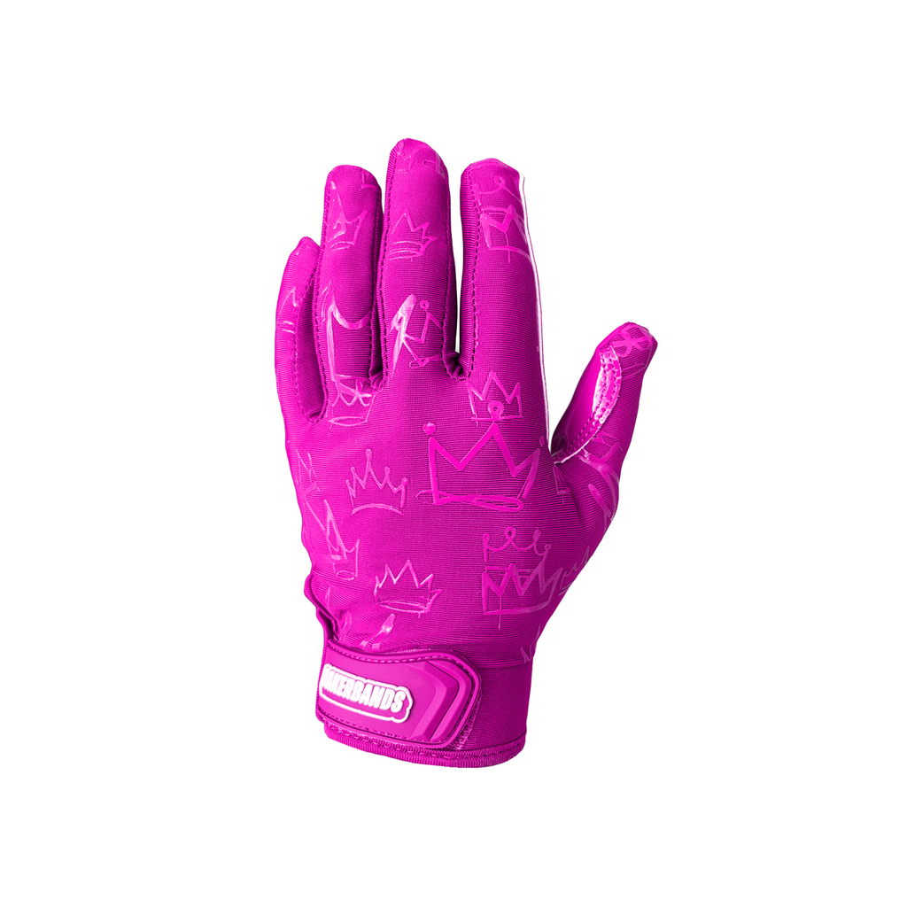 Pink Football Gloves