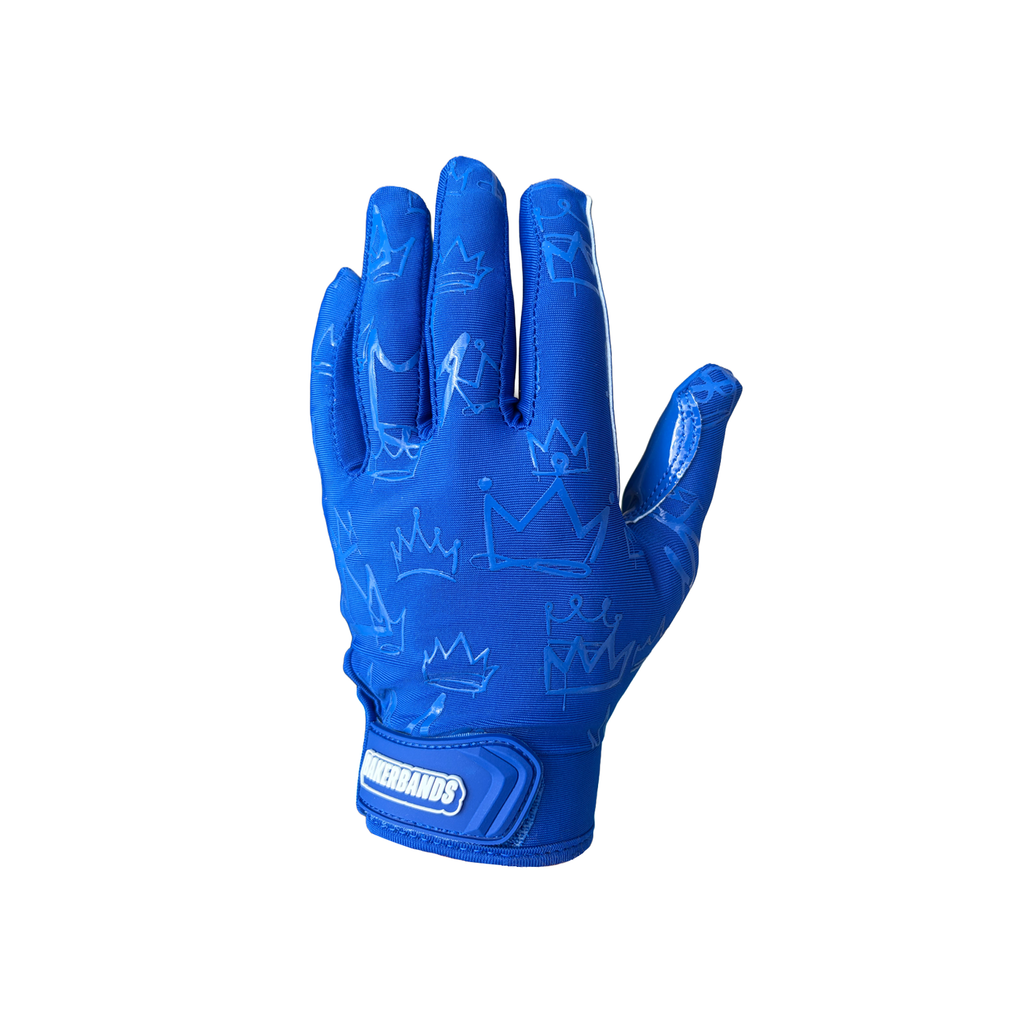 Blue Football Gloves
