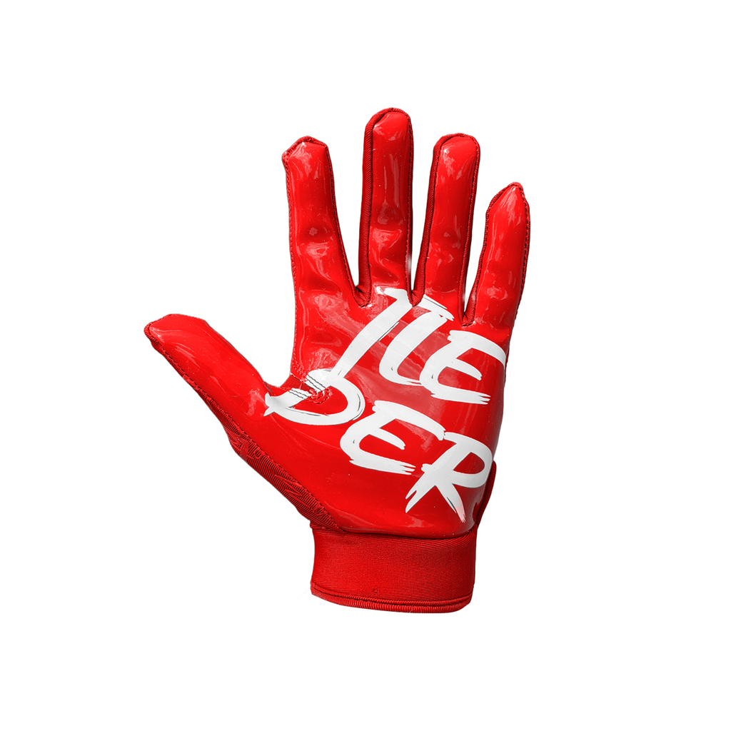 Red Football Gloves