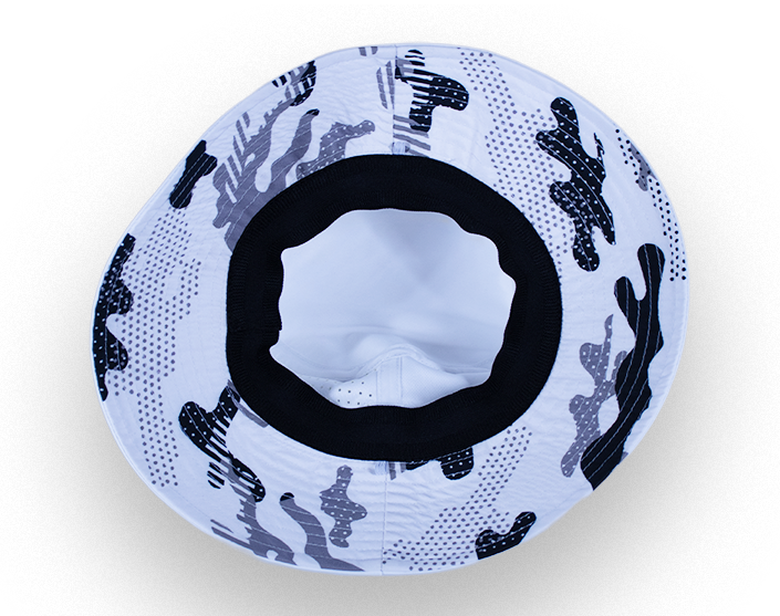 Hustle Harder Pearl White Bucket