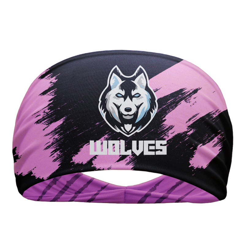 White Lake Wolves Pink-Out Headband
