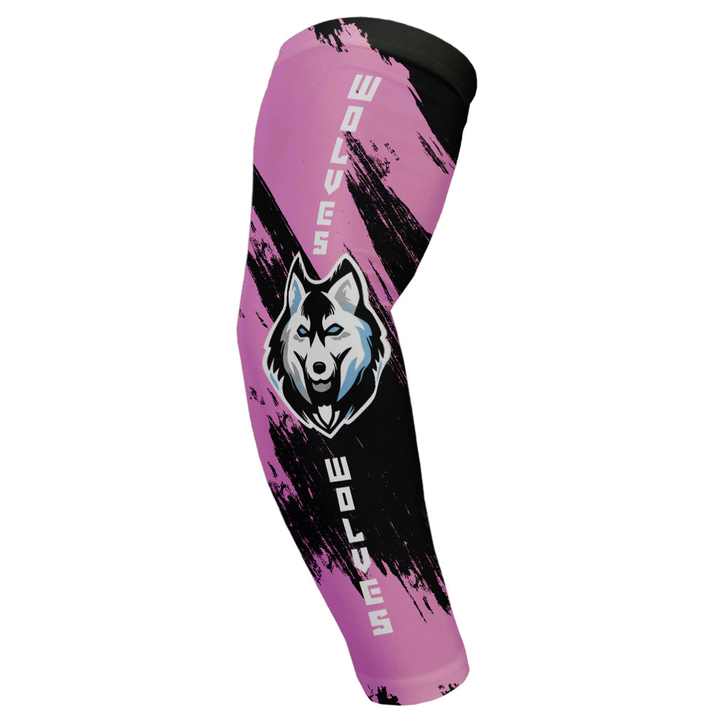White Lake Wolves Pink-Out Arm Sleeve