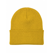 Yellow Hustle Harder Beanie